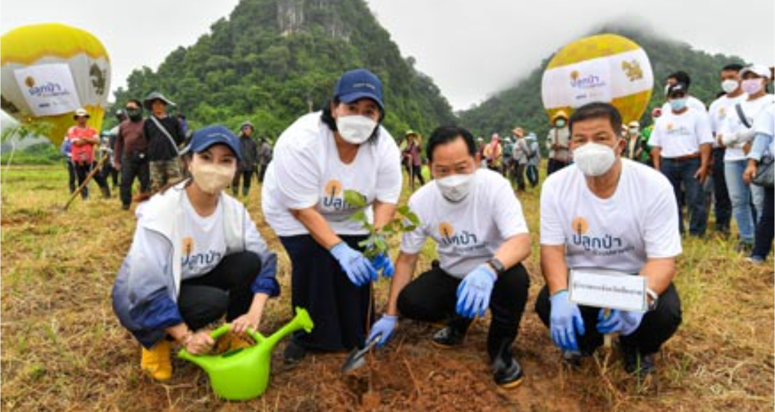 สิงห์ เอสเตทมุ่ง สู่การเป็นองค์กร Carbon Neutrality 2030 จับมือพันธมิตร สยามคูโบต้า ไทยคม Kick off แคมเปญ “ปลูกป่าด้วยปลายนิ้ว” ตั้งเป้าสร้างพื้นที่ป่า 1 ล้านตร.ม. บริเวณสิงห์ ปาร์ค เชียงราย