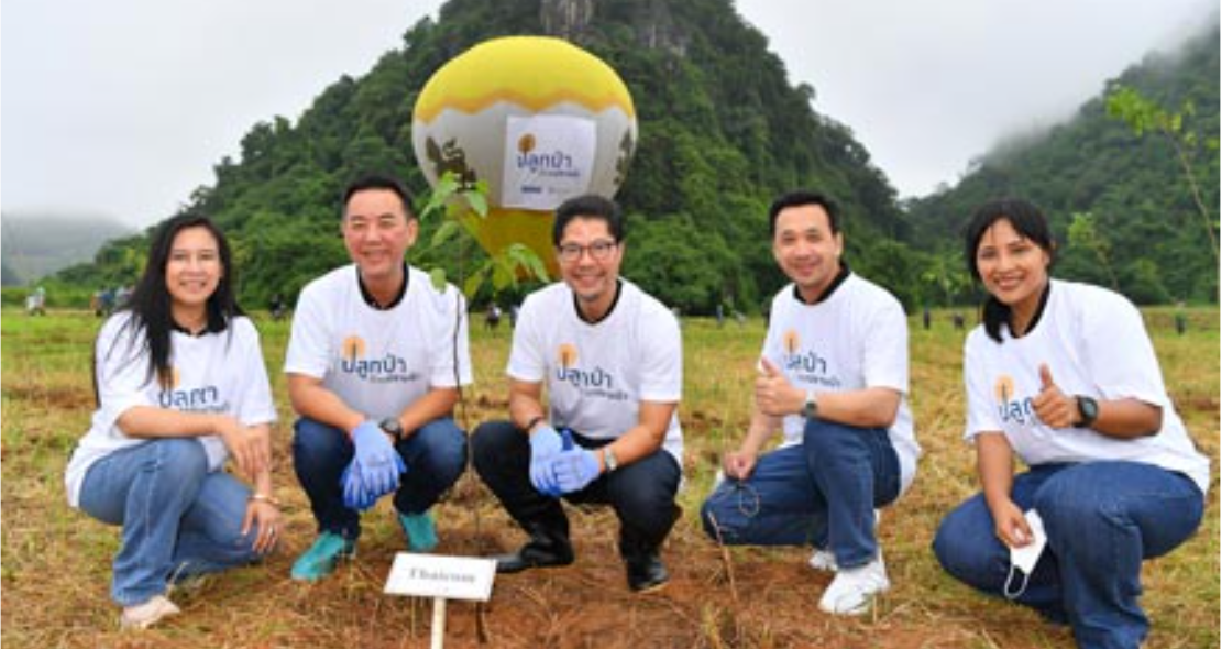 สิงห์ เอสเตทมุ่ง สู่การเป็นองค์กร Carbon Neutrality 2030 จับมือพันธมิตร สยามคูโบต้า ไทยคม Kick off แคมเปญ “ปลูกป่าด้วยปลายนิ้ว” ตั้งเป้าสร้างพื้นที่ป่า 1 ล้านตร.ม. บริเวณสิงห์ ปาร์ค เชียงราย