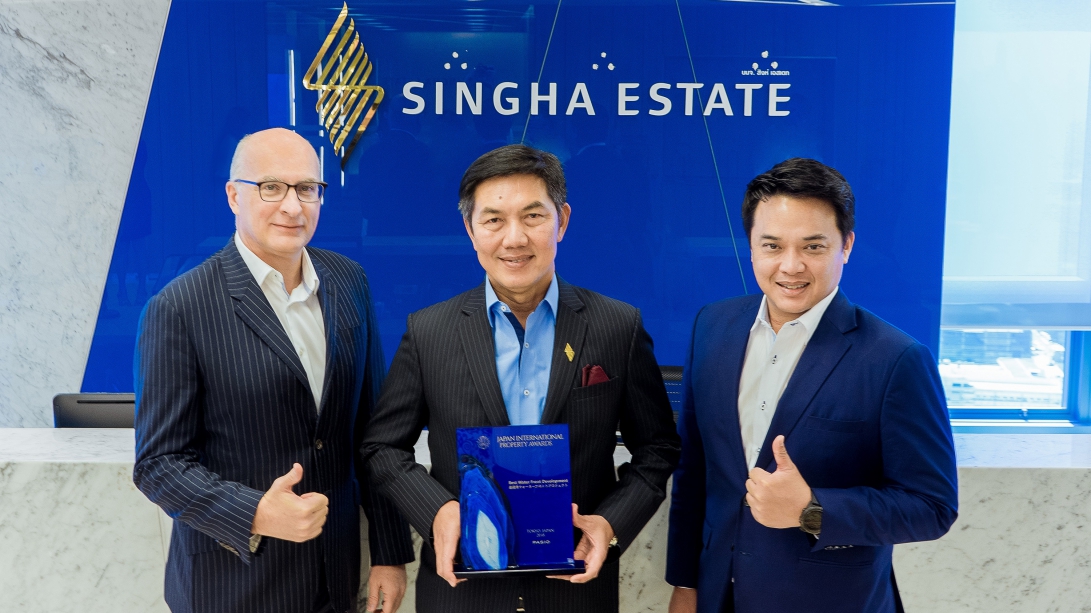 Singha Estate’s CROSSROADS Takes Home Japan International Property Awards 2018