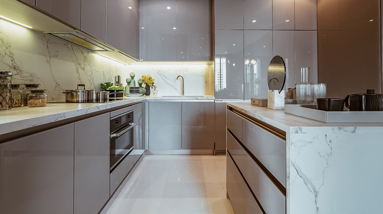 The Esse at Singha Complex official show residence: Kitchen